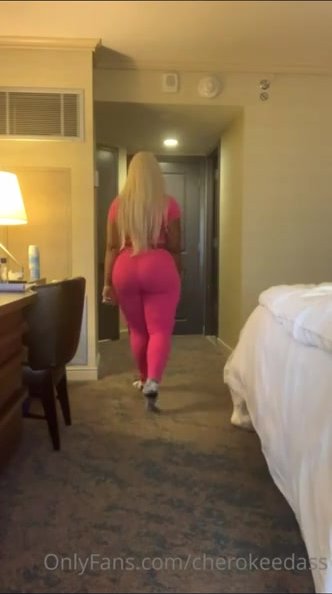 strip walking in the hotel
