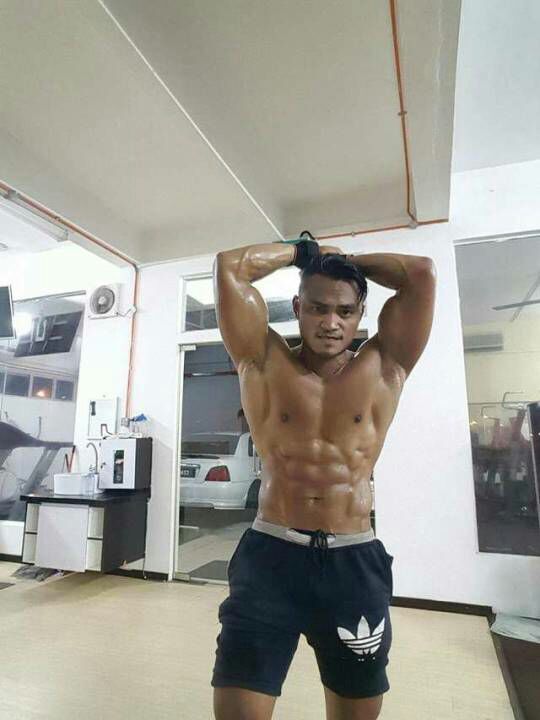 Malay muscle hot guy