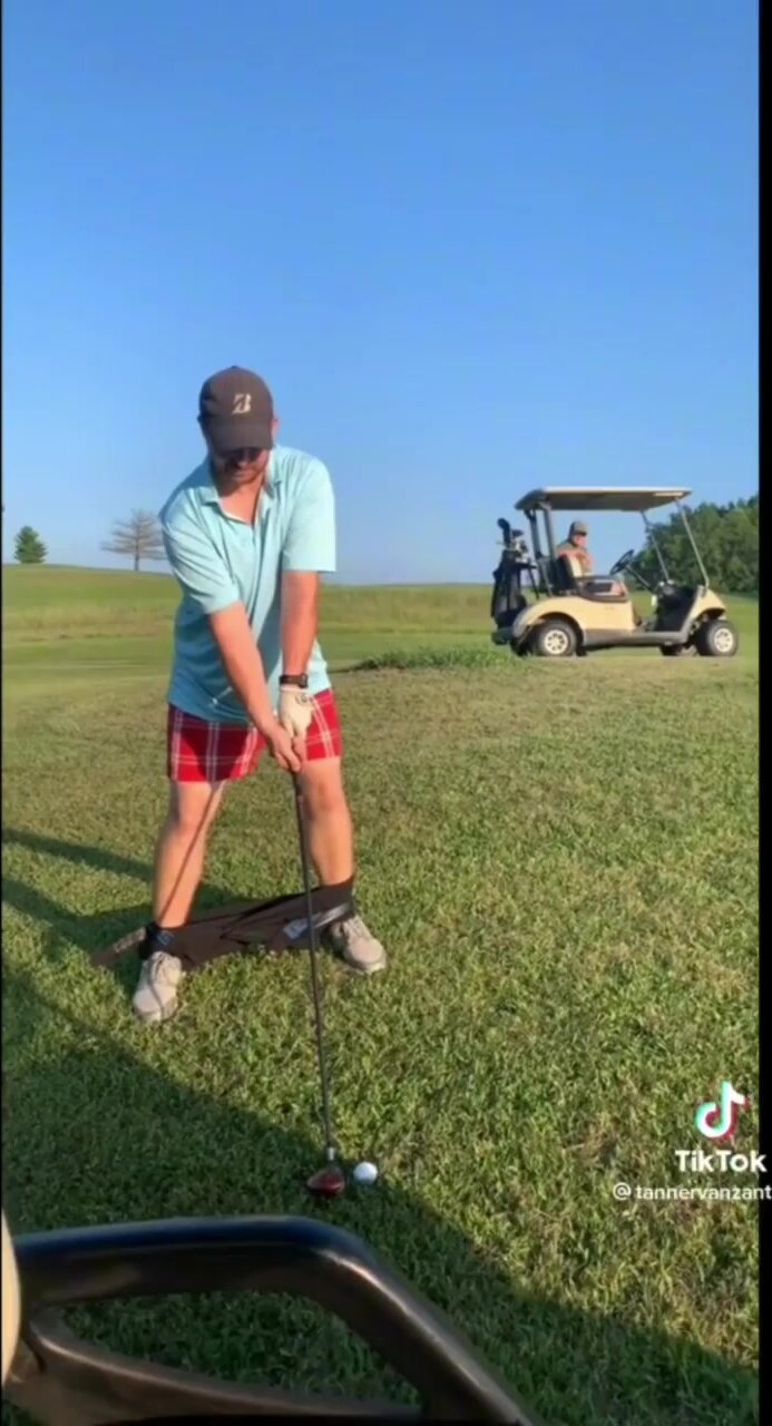Tik Tok Golfing Pants Down