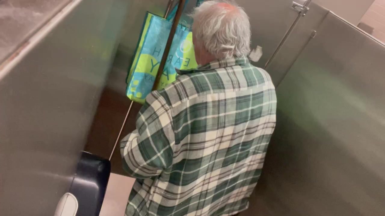 Old man bathroom - video 2