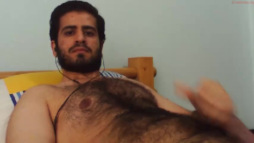 Beautiful chubby hairy hunk shows off on cam