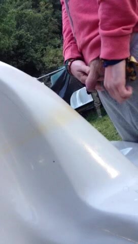 pissing in the festival