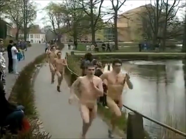 Streakers Show Their Stuff By the Water