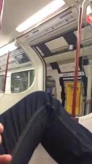 Cumming on the train - video 2
