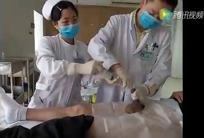 asian doctor at work