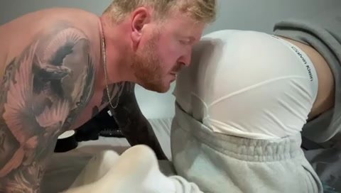 Fart slave sniffs my stinky boxers and farts