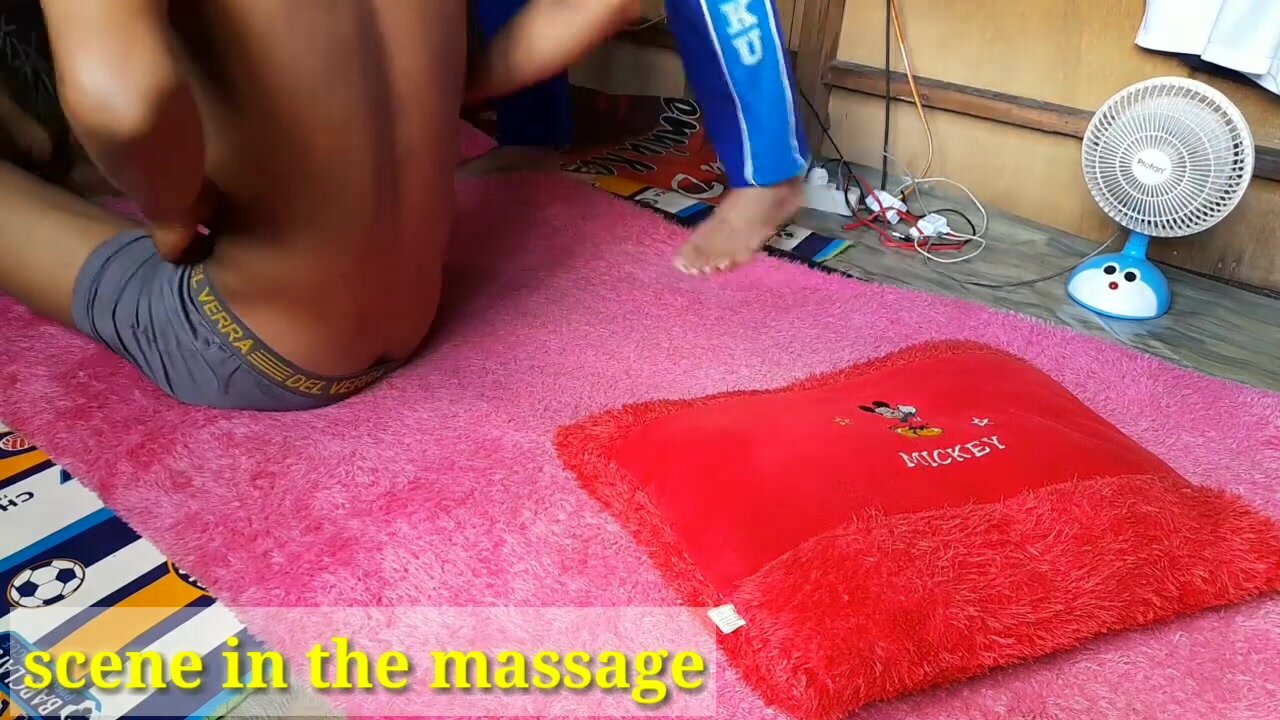 hardon during pijat massage (no nudity)