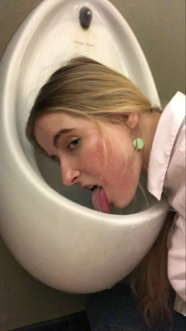 Licking Dirty Sink In A Public Bathroom Toilet webslut