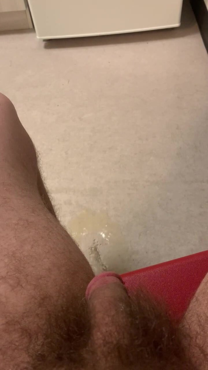 Pissing all over floor before bed