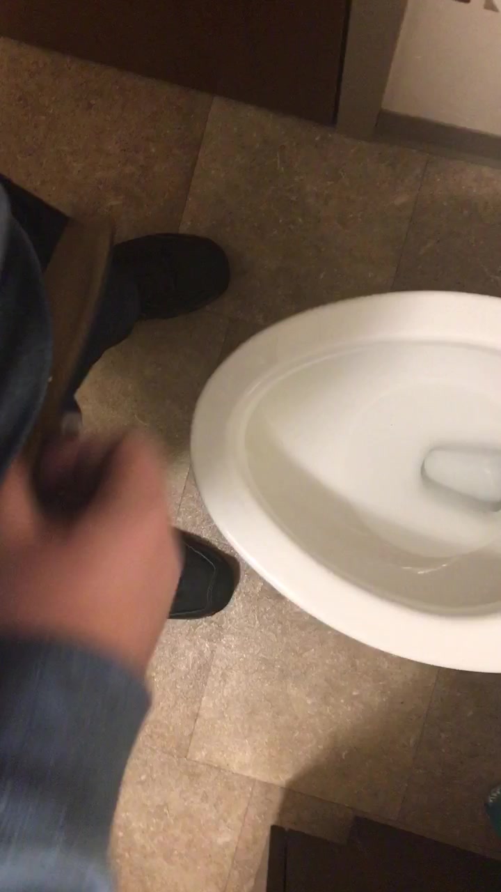 Toilet piss after cumming