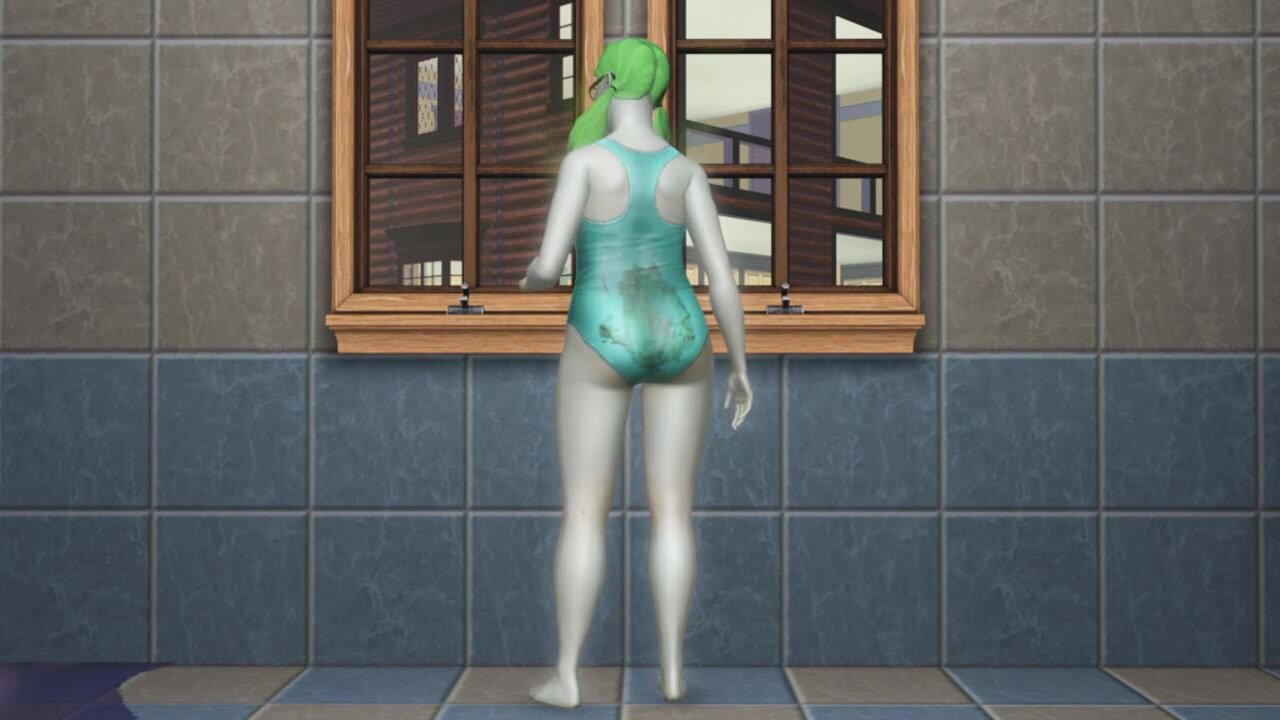 Sims 3 - She can't hold it