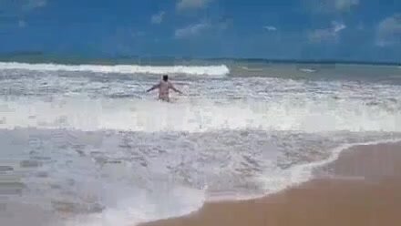 Hot Brazilian dad strips at nudist beach