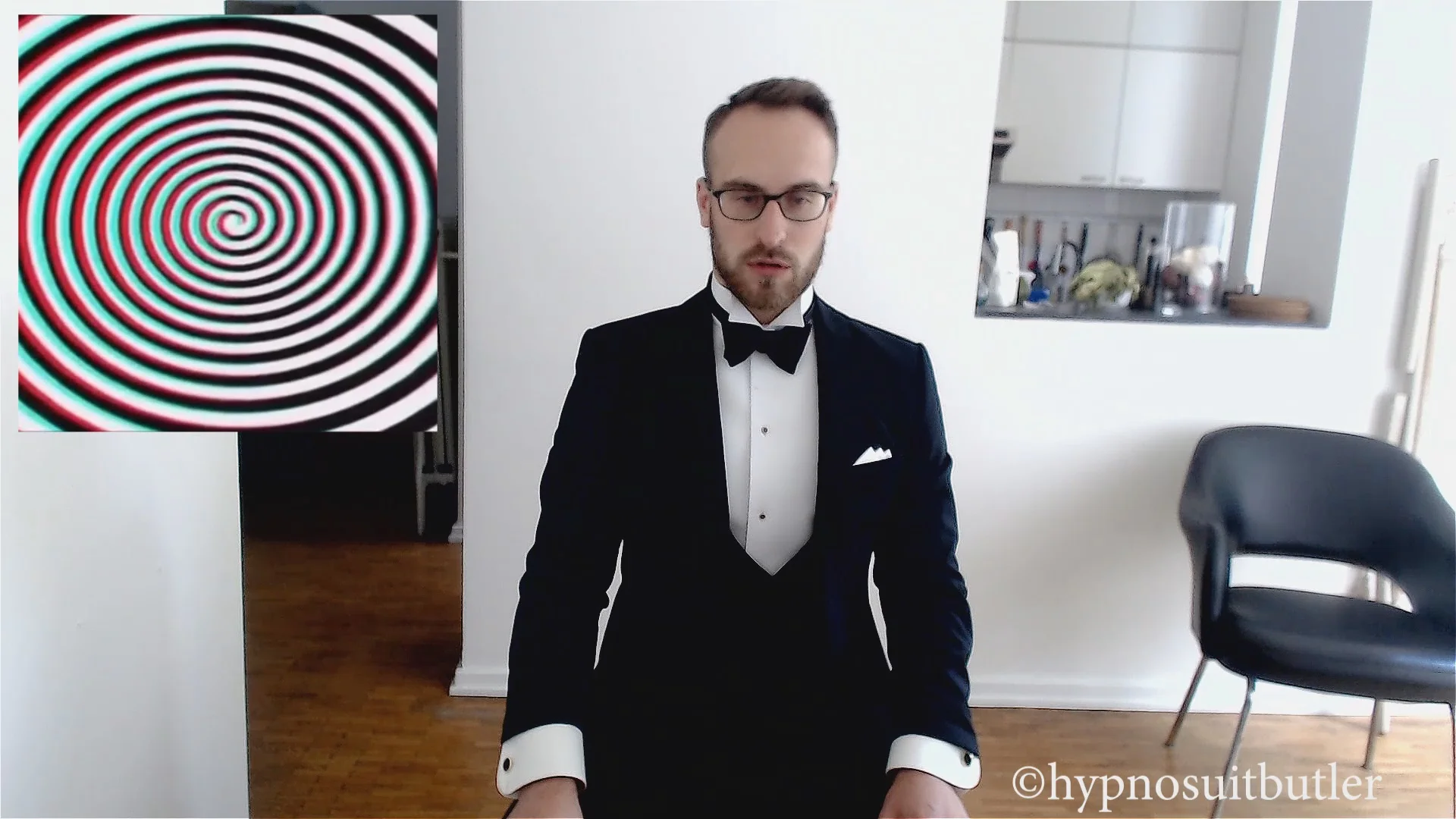 Butler Fetish Porn - Butler gets hypnotized by hypno file - ThisVid.com