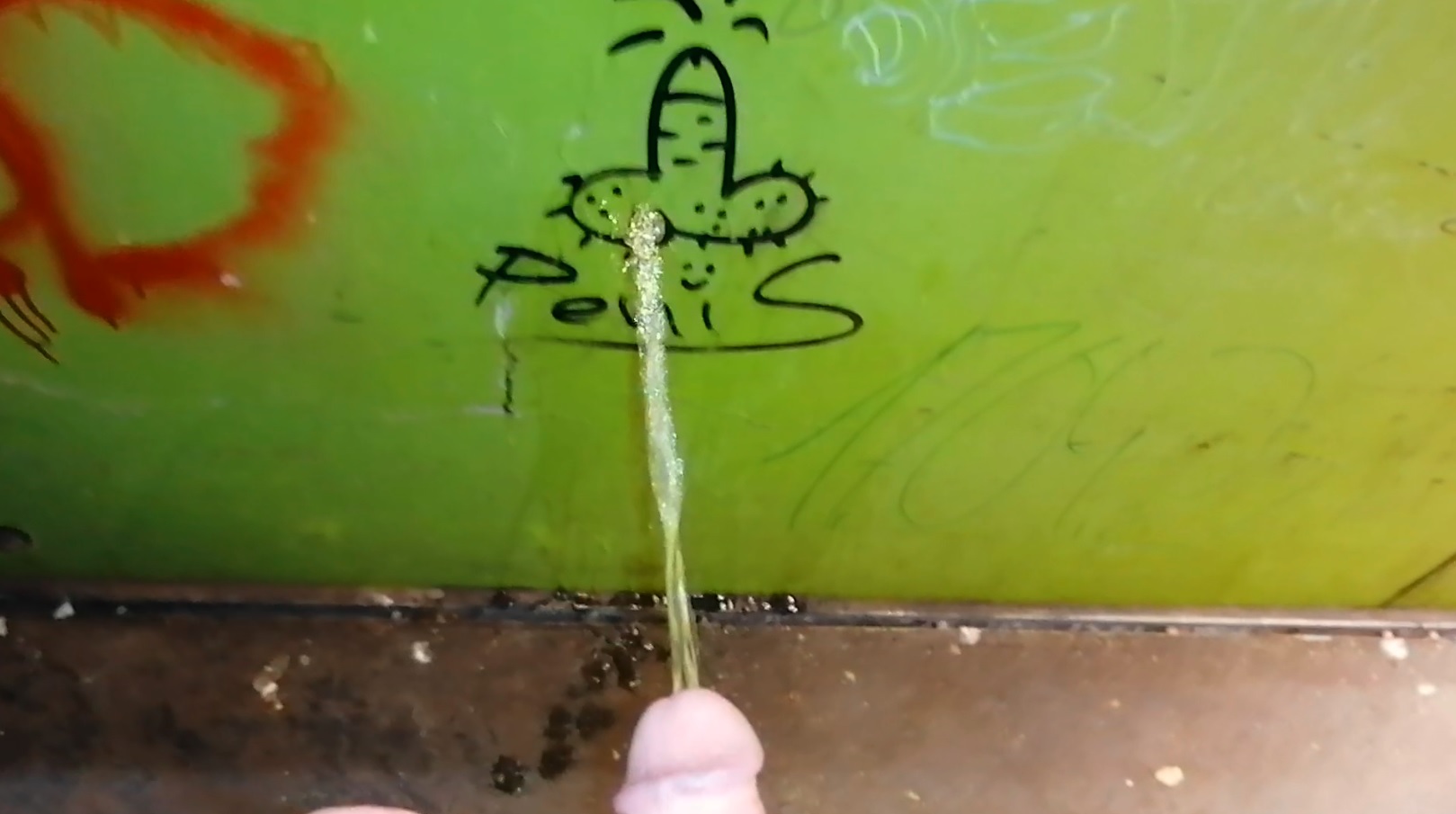 Pissing Penis Graffiti