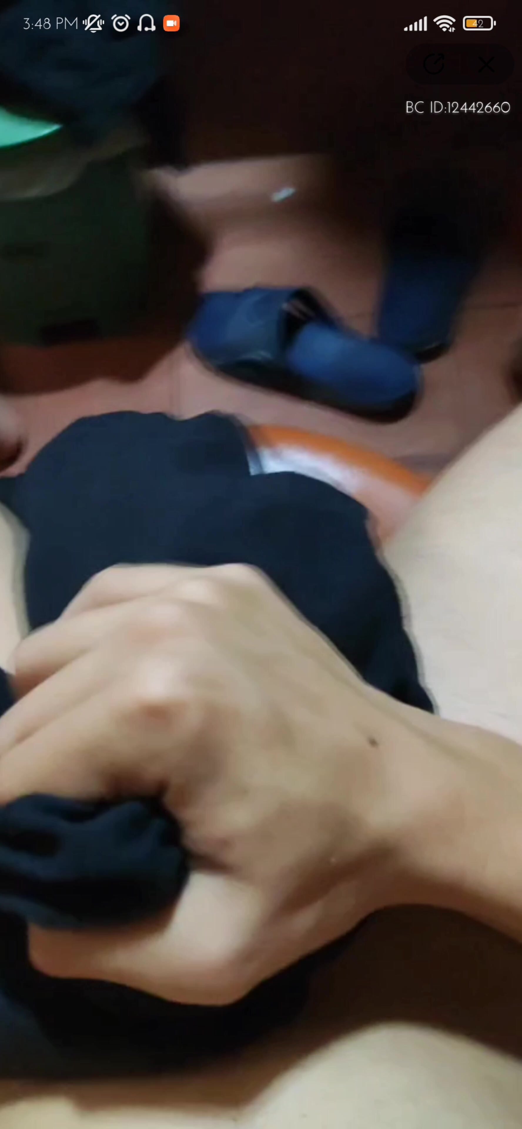 Masturbating on live (no nudity)