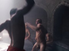 naked fight scene
