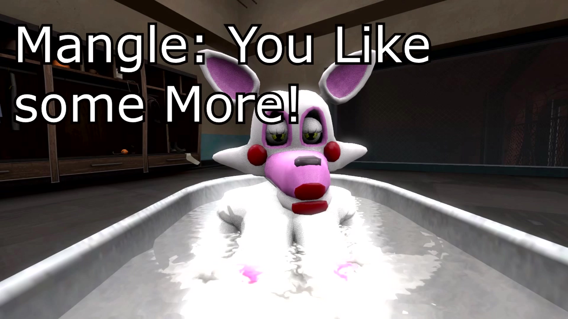 mangle farting and shiting in a bath