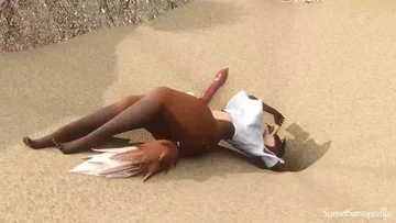 Furries Masturbate Shemale - Shemale furry masturbates while sinking in quicksand - ThisVid.com