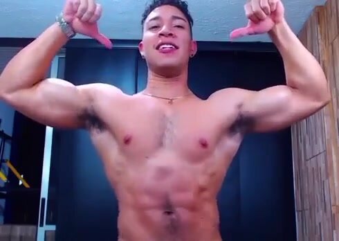 Biceps and Pits Asian Muscle Worship