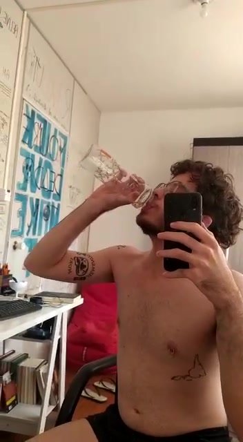 drinking own piss - video 2