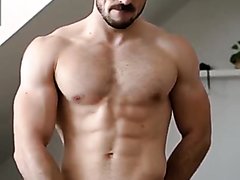 Muscle God shows and jerk