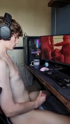 twink gooning and bating