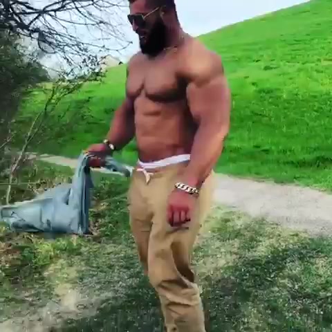 Muscle Man Literal Bench Press