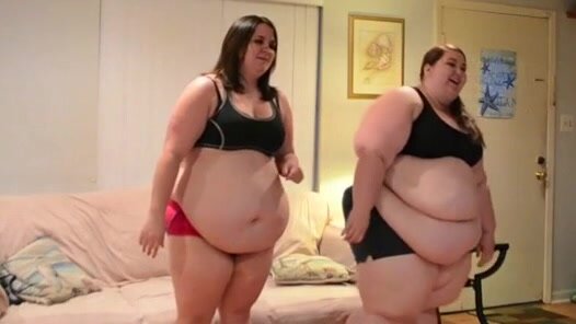 Two Fat Belly Girls Dancing