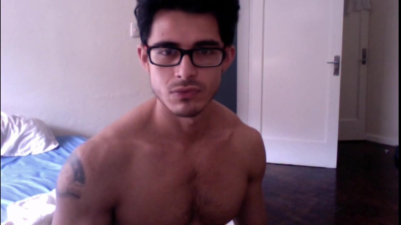 Muscle Stud with Glasses