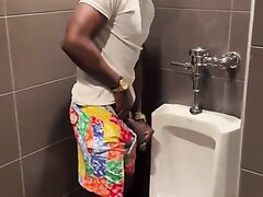 Caught big dick at urinal