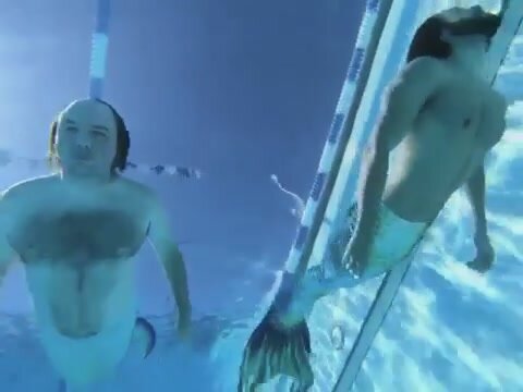 Underwater barefaced mermen - video 2