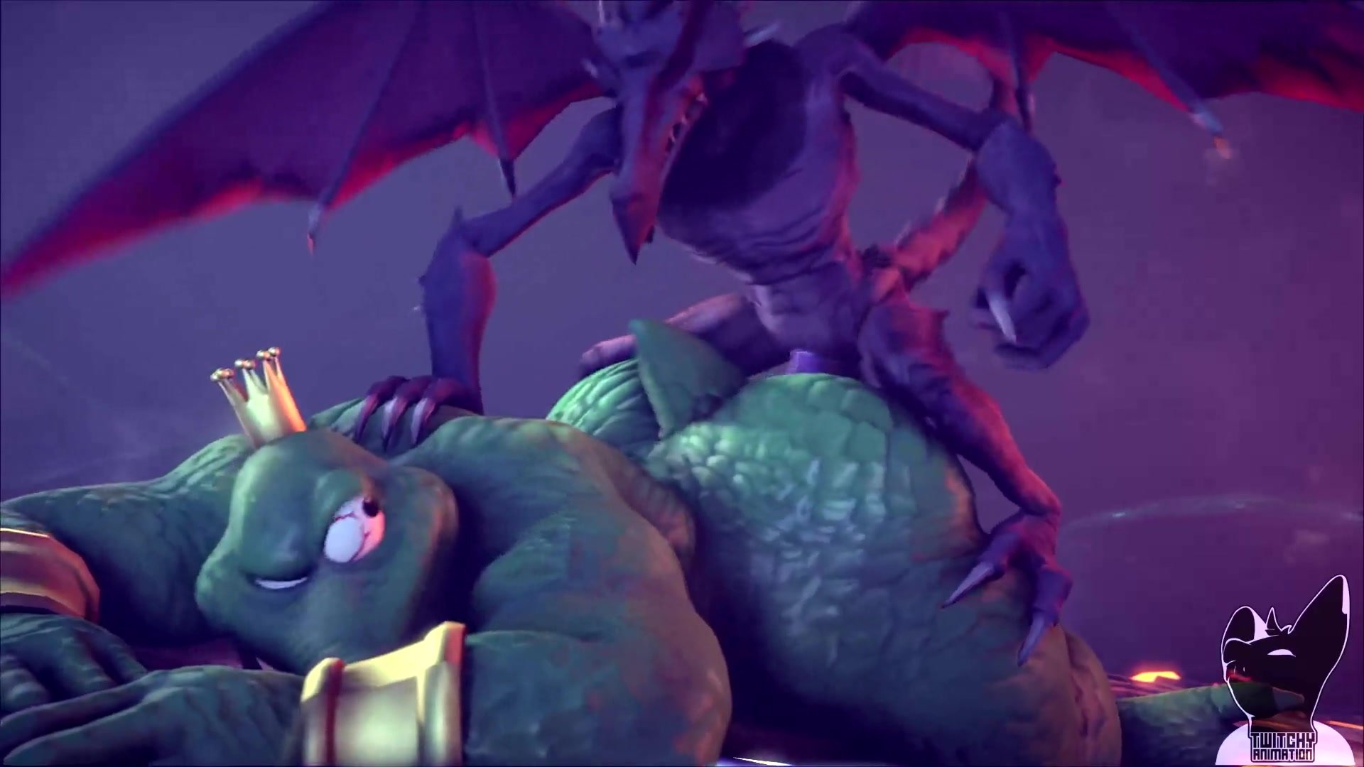King K Rool getting railed by Ridley