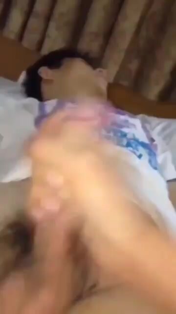 Young 22 year old cums while asleep