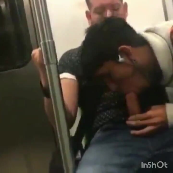 sucking huge cock on metro