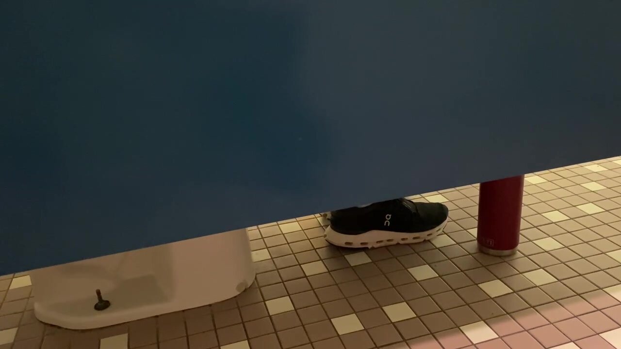 Loud shit in silent bathroom