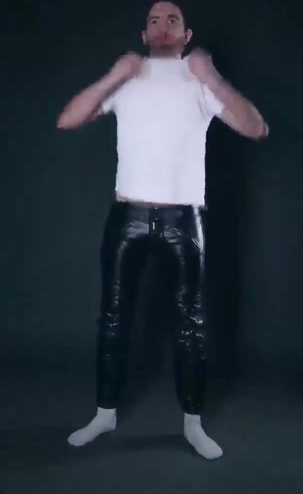 Dress up into leather