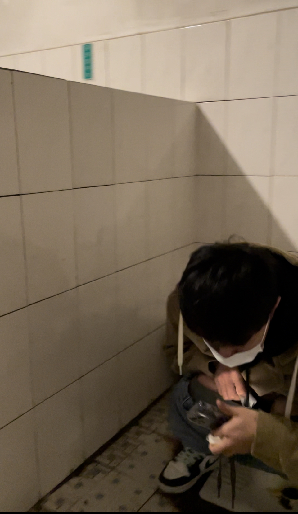 chinese man shit in doorless toilet 7