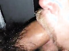 Wolf Daddy Sucking A Big Brown Uncut Dong