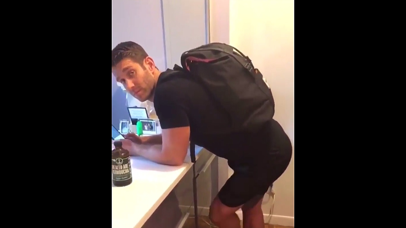 guy shakes his booty