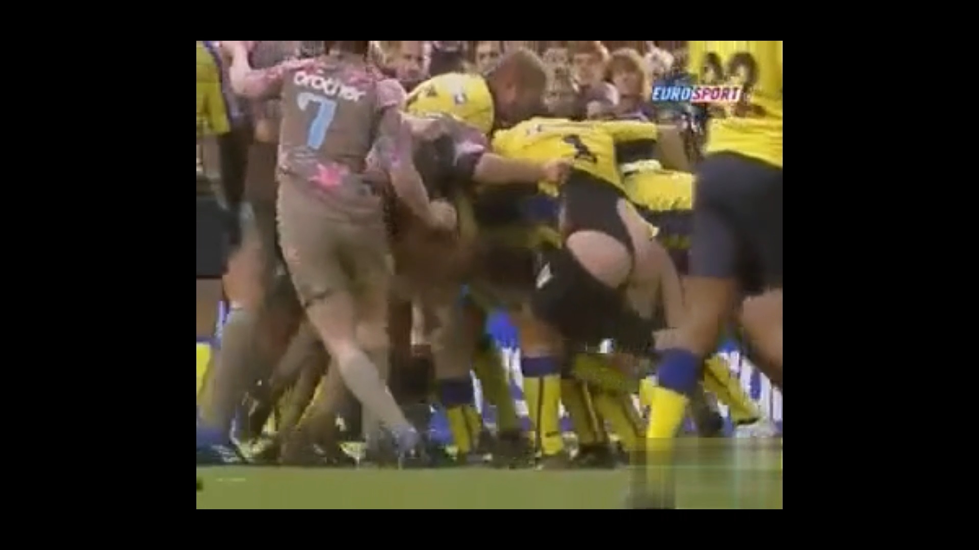 Epic wedgie on Rugby - Ass exposed