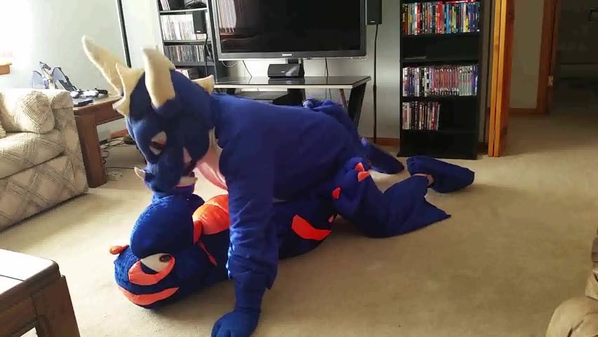 plush dino love