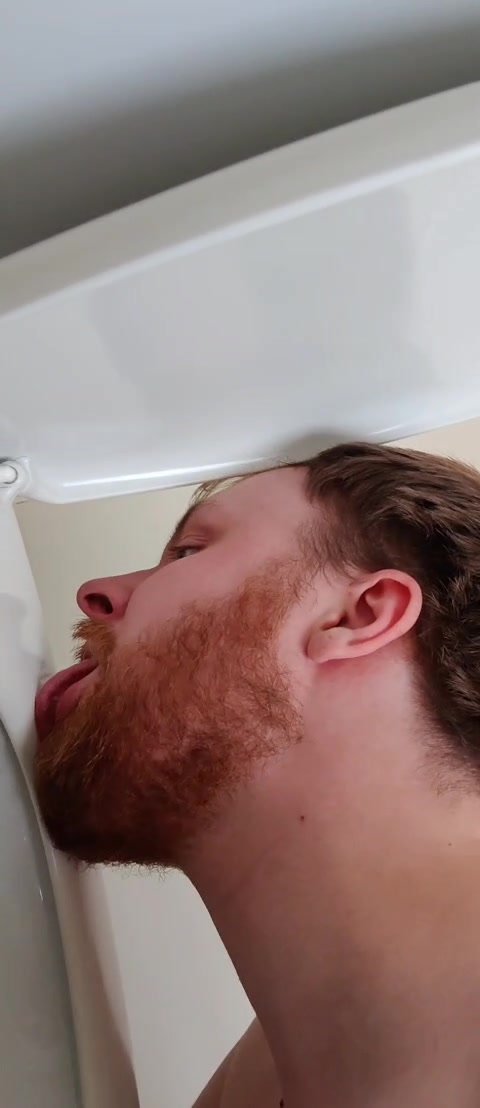 Toilet lick - video 4