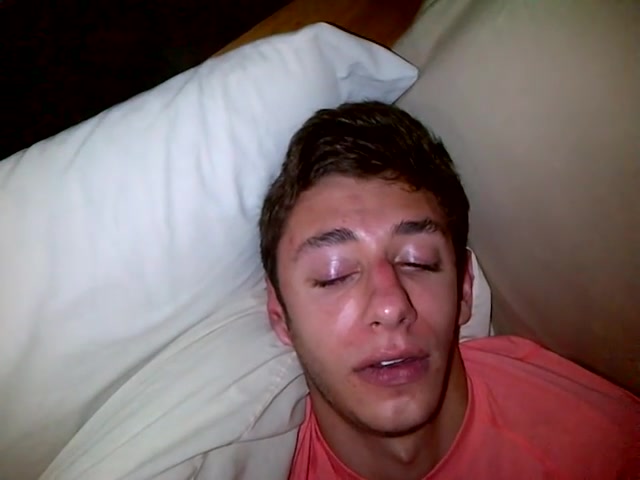 hot guy snoring