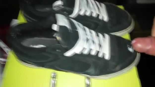 Cum on my skate shoes - video 2