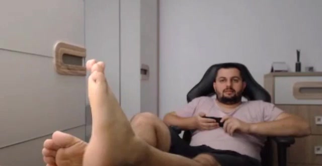 Feet on desk