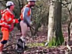 Construction Workers Fucking In The Woods