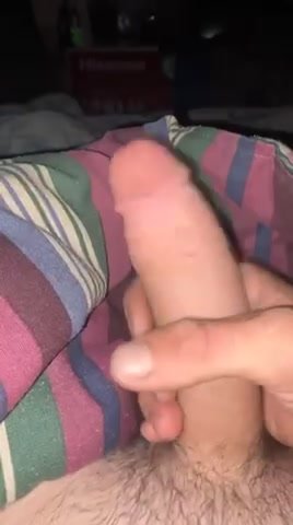 Straight redneck jerking his dick for me