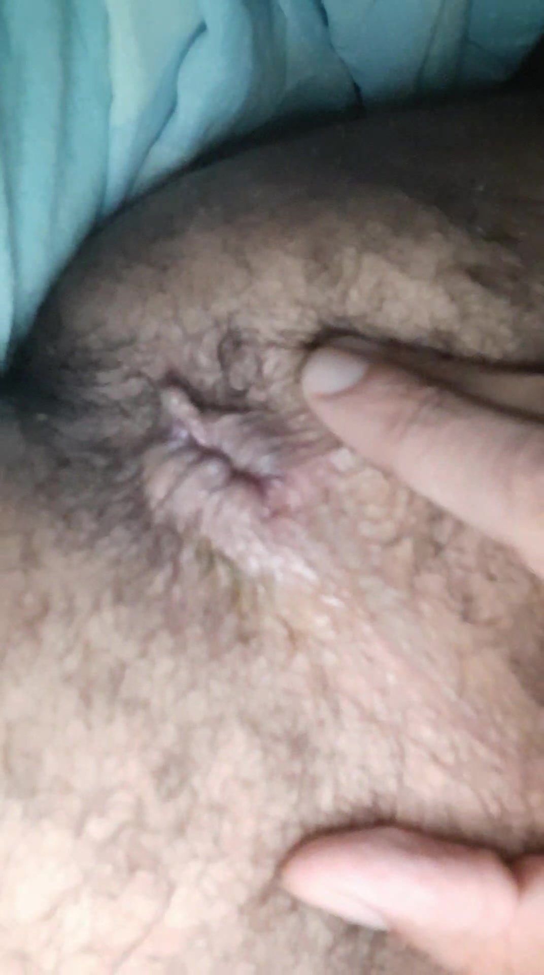 Fingering my hairy ass - video 3