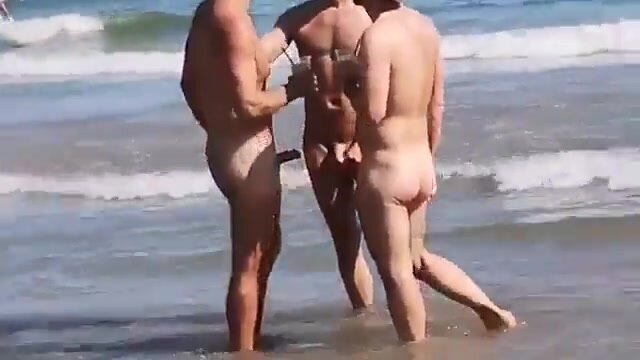 Guys on Beach