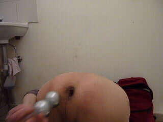 I DILDOING MY HOLE AT THE TOILET DURING JOB TIME